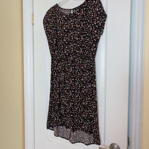 Paper Moon Floral Red Black Dress Size M
